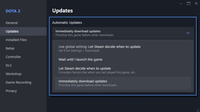 Steam Betası