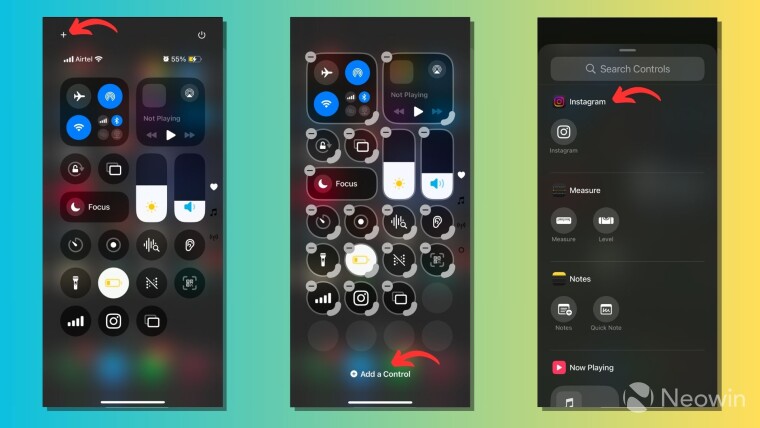 Third-party app support iOS 18 Control Center