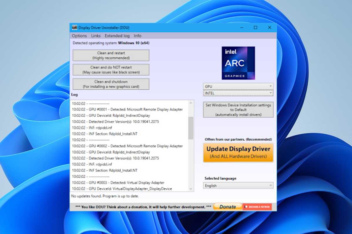 Hidden gem PC app Display Driver Uninstaller DDU