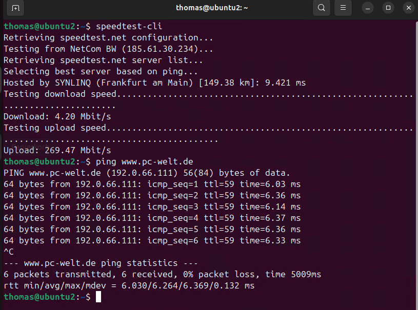 Terminal Mesajında ​​İnternet Erişimi